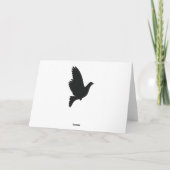 タンデム自転車の結婚式お礼カード サンキューカード (裏面)