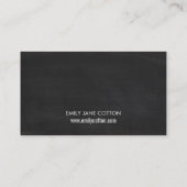 タンデム自転車の黒板、アンティーク販売業 ロイヤリティカード (裏面)