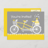 タンデム自転車カスタムドーランポストカード インビテーションポストカード (正面/裏面)