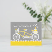 タンデム自転車カスタムドーランポストカード インビテーションポストカード (スタンド正面)
