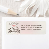 タンデム自転車ラブラベル ラベル (インサイチュ)