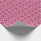 タンデム自転車ロマン結婚チック及び婚約 ラッピングペーパー (角)