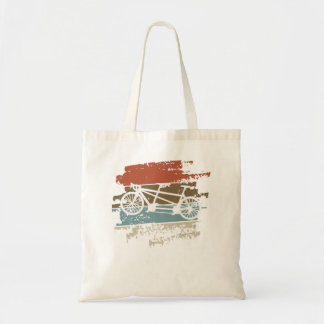タンデム自転車ヴィンテージサイクリストタンデムバイクプレミアム トートバッグ