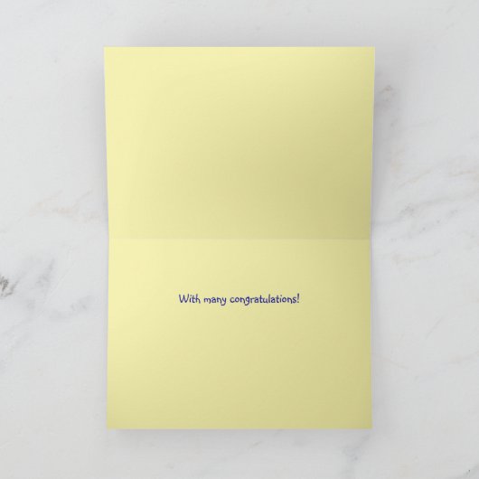 タンデム自転車記念日による旅行 カード (内部)