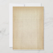 タンデム自転車2水彩素朴ヴィンテージ結婚ズ 招待状 (裏面)