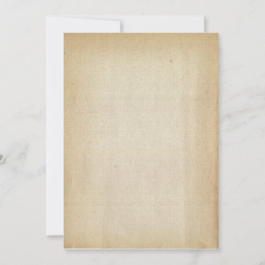 タンデム自転車2 水彩 ヴィンテージ ラスティック ウェディング 招待状 (裏面)