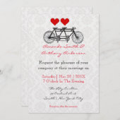 タンデム自転車 招待状 (正面/裏面)