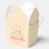 タンデム自転車、鳥とバナー結婚の感謝 フェイバーボックス (オープン)