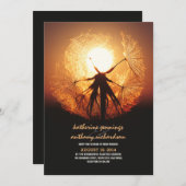 タンデリオンの結婚式招待状に入った日素朴の入り 招待状 (正面/裏面)