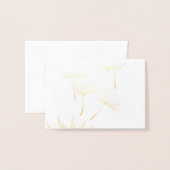 タンデリオンタフツ飛行中 箔カード (封筒付き正面)