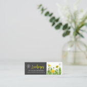 タンデリオンナチュラルロ気にーンサービスブラック&イエロー スキニー名刺 (スタンド正面)