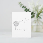 タンデリオンハンド図解入りの、写真付きのバおもしろいレンティーンカード シーズンポストカード (スタンド正面)