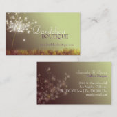 タンデリオンユニークファッションサロン 名刺 (正面/裏面)