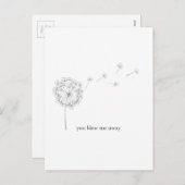 タンデリオンヴァレンティネス図解入りの、写真付きのデイカード シーズンポストカード (正面/裏面)