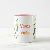 タンデリオン春アート ツートーンマグカップ (中央)