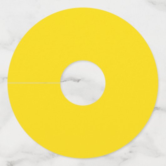 タンデリオン無地のカラー ワイングラスタグ (正面)