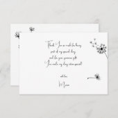 タンデロンの最初の誕生日 サンキューカード (正面/裏面)