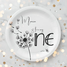 タンデロンの最初の誕生日 ペーパープレート