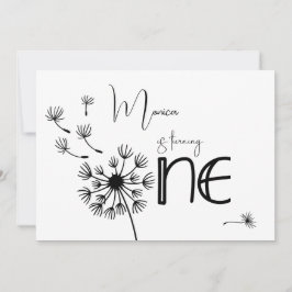 タンデロンの最初の誕生日 招待状