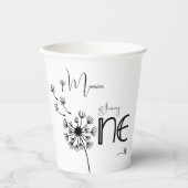 タンデロンの最初の誕生日 紙コップ (正面)