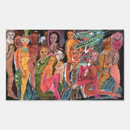 タントラカーニバル 長方形シール