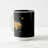タントリケラトプディノスイン宇宙 ツートーンマグカップ (正面左)