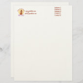 タンニングスタジオ – レターヘッド (正面/裏面)