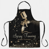 タンニングスプきらめくレイ金ゴールドガーリーメイクアップ事業 エプロン (正面)