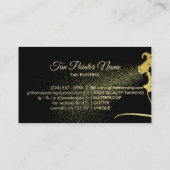 タンニングスプレー金ゴールド 名刺 (裏面)