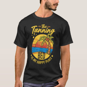 タンニングベッドタンスプレーサロン引用文インドアサンバス Tシャツ
