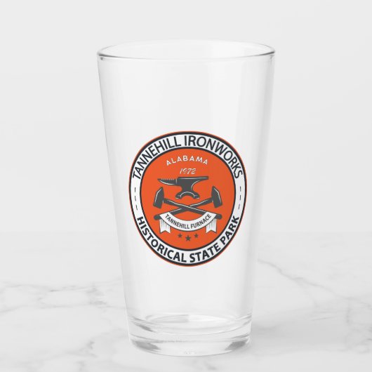 タンネヒルアイアンワークスヒストリカル州パークアラバマ タンブラーグラス (正面)