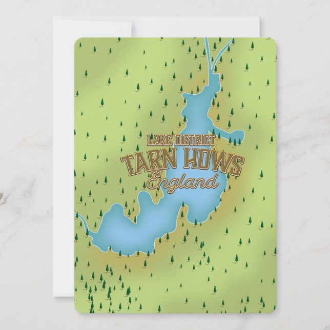 タンハウズ 湖水地方 旅行地図 (正面)