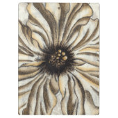 タンバックグラウンドのフローヘッドフレスコ クリップボード (裏面)