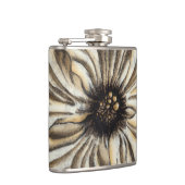 タンバックグラウンドのフローヘッドフレスコ フラスク (右)