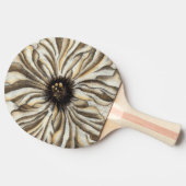 タンバックグラウンドのフローヘッドフレスコ 卓球ラケット (横)