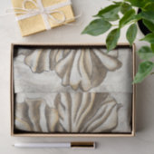 タンバックグラウンドのフローヘッドフレスコ 薄葉紙 (ギフト)