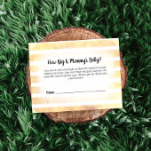 タンバニーイエローママのベリーサイズシャワーゲーム エンクロージャーカード