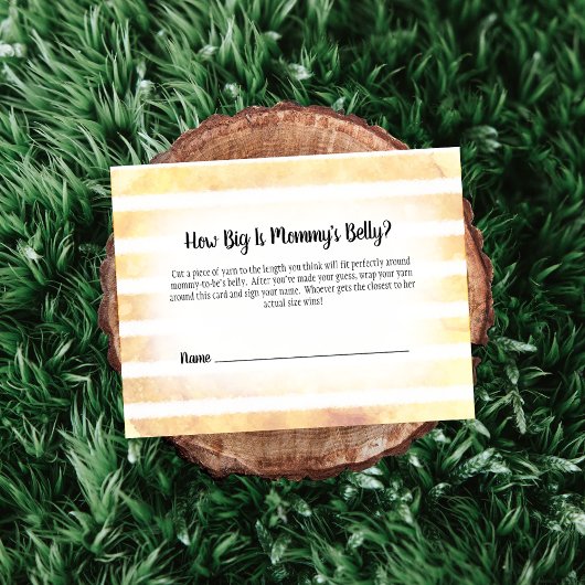 タンバニーイエローママのベリーサイズシャワーゲーム エンクロージャーカード