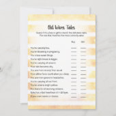 タンバニーイエロー旧妻テイルズゲームカード 招待状 (正面)