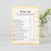 タンバニーイエロー旧妻テイルズゲームカード 招待状 (スタンド正面)