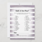 タンバニーパープルあなたの財布のゲームの中に何がある 招待状 (正面)