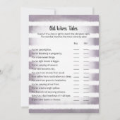 タンバニーパープル旧妻のテイルズゲームカード 招待状 (正面)