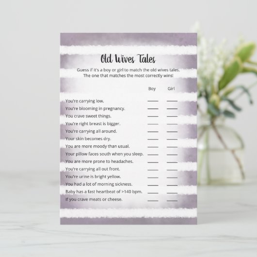 タンバニーパープル旧妻のテイルズゲームカード 招待状 (スタンド正面)