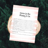 タンバニーピンクアドバイスマムシャワーゲーム用 招待状