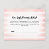 タンバニーピンクママのベリーサイズシャワーゲーム エンクロージャーカード (正面)