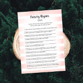 タンバニーピンク子供部屋ライムズクイズゲーム 招待状