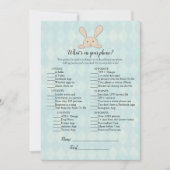 タンバニーラビットアクアあなたの電話ゲームの何 招待状 (正面)