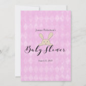 タンバニーラビットパープルあなたの電話ゲームに何がある 招待状 (裏面)