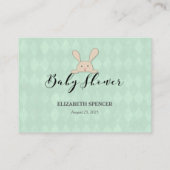 タンバニー名提案ベビーシャワーゲーム エンクロージャーカード (裏面)