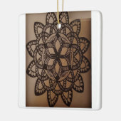 タンバリンつるウォールの装飾 セラミックオーナメント (左)